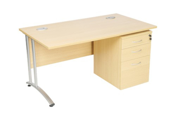 Picture of CONTRACT – Straight Cantilever Desk