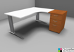 Picture of Couleur Curved Desk