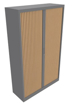 Picture of Classif – 2 Tone Tambour Door Cabinet in 2 Heights