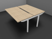Picture of Partage Double Add on Bench Desk