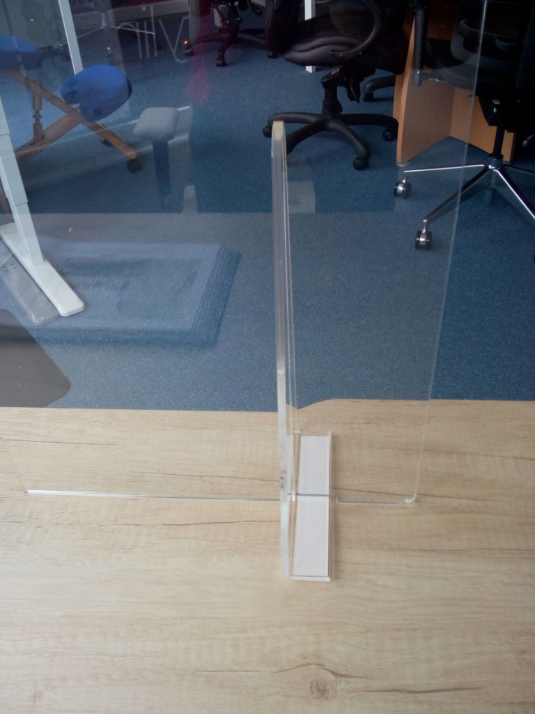 Covid 19 Desk Protection Screen Gazelle Office Furniture