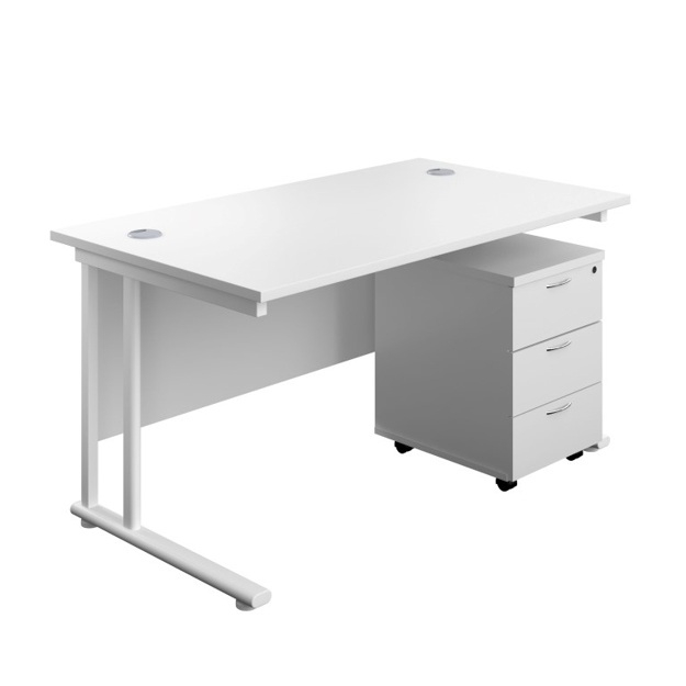 Picture of Express Straight Cantilever Desk Package