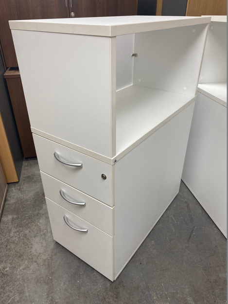 Desk on sale high pedestal