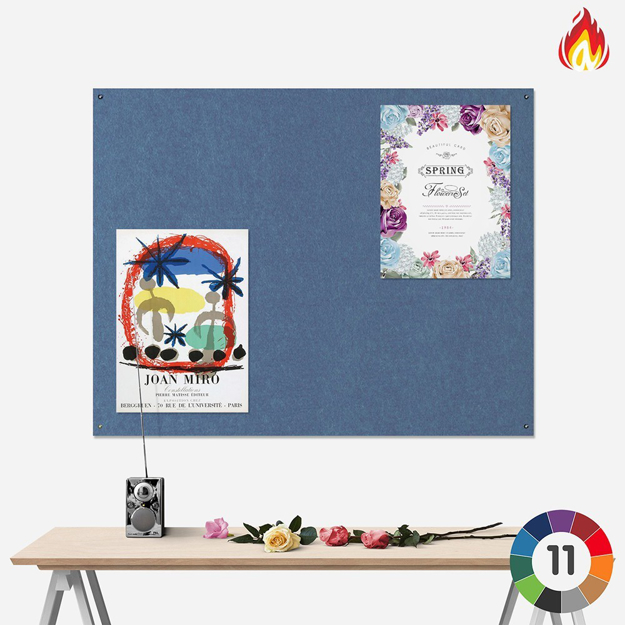 Picture of Frameless Eco Resist-A-Flame Notice Board