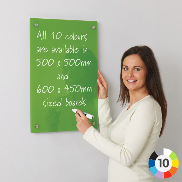 Picture of Coloured Glass Wipe Board