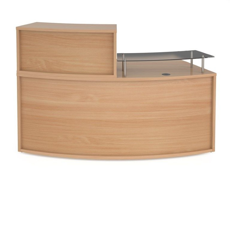 Denver Curved Reception Desk 2 Gazelle Office Furniture