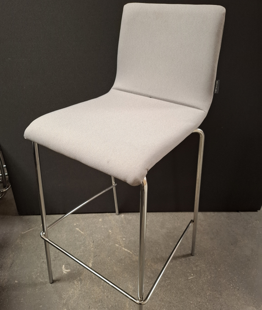Picture of Narbutas Moon High Stool Light Grey