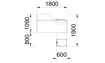 Picture of RD 1-Fifty-Fifty Reception Desk by Buronomic